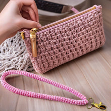 Crochet Cord For Wallet Handle Pattern PDF - Simple Crochet Bag Strap Design - Beginner Bag Cord Tutorial For Your Handmade Diy Project
