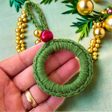 Christmas Crochet Wreath Pattern - Christmas Tree Decoration - Christmas Ornament Pattern | Easy PDF for Beginners