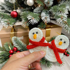 Easy Crochet Snowman Pattern - PDF Only - Little Snowman with Scarf - Hand Trendy