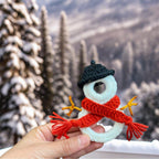 Crochet Snowman Pattern - Easy Holiday Decor - Pattern for Beginners - Hand Trendy