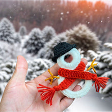 Snowman Amigurumi Pattern, Adorable Christmas Crochet Decor for Holiday Gifting & Handmade Winter Ornament DIY