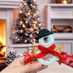 Crochet Snowman Pattern - Easy Holiday Decor - Pattern for Beginners - Hand Trendy