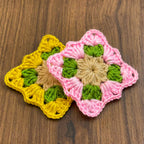 Easy Crochet Square Pattern - Perfect for Beginners - Small Crochet Square Pattern - Hand Trendy