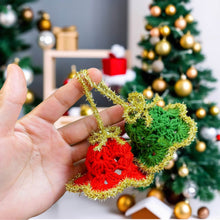 Too Flashy Xmass Crochet Bell Pattern - Mini Xmass Bells Ornament Winter Crochet Decor PDF Tutorial
