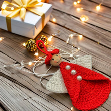 Crochet Angel Tree Topper Pattern | Guardian Angel Christmas Ornament | Handmade Xmas Angel Décor | DIY Christmas Table Decoration
