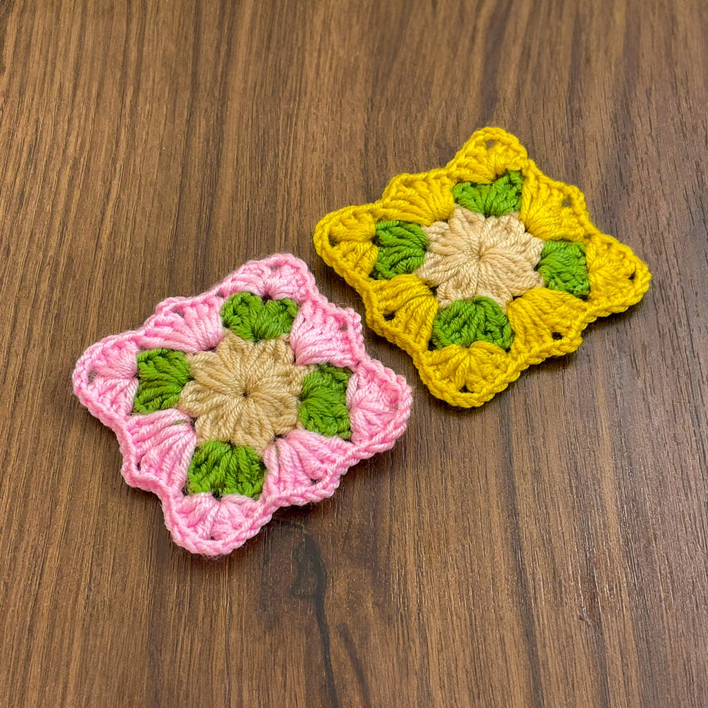 Easy Crochet Square Pattern - Perfect for Beginners - Small Crochet Square Pattern - Hand Trendy
