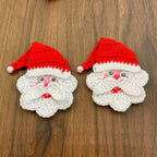 Santa Claus Applique Crochet Pattern PDF - Easy Holidays Gift Idea - Hand Trendy
