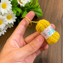 Crochet Keychain Tutorial - Mini Crochet Yarn Ball Ornament for Crochet Lovers - Inspirational Crochet Keychain Ideas