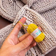 Crochet Keychain Tutorial - Mini Crochet Yarn Ball Ornament for Crochet Lovers - Inspirational Crochet Keychain Ideas