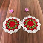 Xmas Crochet Coasters Pattern - Easy Christmas Doily Coasters for Beginners - Hand Trendy