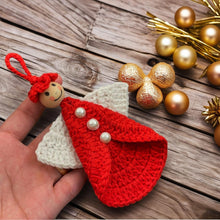 Crochet Angel Tree Topper Pattern | Guardian Angel Christmas Ornament | Handmade Xmas Angel Décor | DIY Christmas Table Decoration