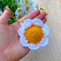 Easy Crochet Daisy Keychain Tutorial PDF - Create a Flower Key Holder Gift for Friends & Family - Hand Trendy