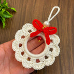 Easy Crochet Wreath Ornament Pattern PDF - Easy Crochet Holiday Decor PDF - Hand Trendy