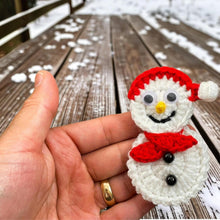 Cute Snowman Amigurumi PDF Pattern, Christmas Decorative Crochet Snowman Pattern, DIY Gift Idea, Winter Decor for Kids