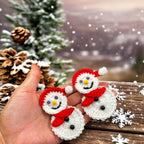 Cute Snowman Crochet Pattern Guide - Cute Amigurumi Snowman Tutorial for DIY Holiday Gift - Hand Trendy