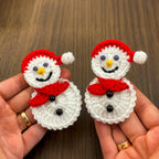 Cute Snowman Crochet Pattern Guide - Cute Amigurumi Snowman Tutorial for DIY Holiday Gift - Hand Trendy