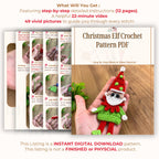 Christmas Elf Crochet PDF - Amigurumi Ornament - DIY Christmas Tree Decoration - Hand Trendy