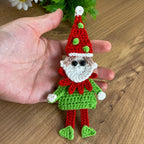 Christmas Elf Crochet PDF - Amigurumi Ornament - DIY Christmas Tree Decoration - Hand Trendy