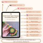 Crochet Christmas Ornament Pattern PDF - Vintage - Inspired Crochet Ornament Pattern for Holiday Decor - Hand Trendy