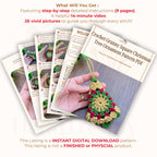 Crochet Christmas Ornament Pattern PDF - Vintage - Inspired Crochet Ornament Pattern for Holiday Decor - Hand Trendy