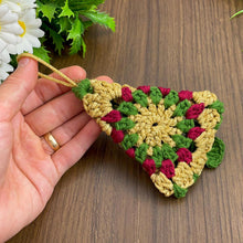 Crochet Granny Square Christmas Tree Ornament Pattern PDF: A Vintage-Inspired Design for Holiday Decor and Perfect DIY Gifts