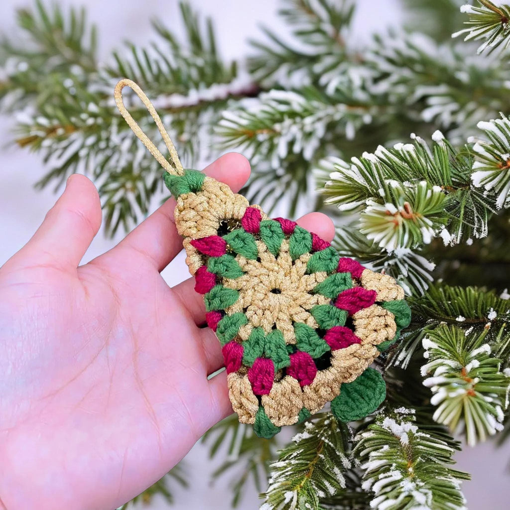 Crochet Christmas Ornament Pattern PDF - Vintage - Inspired Crochet Ornament Pattern for Holiday Decor - Hand Trendy