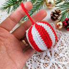 Crochet Christmas Ornament PDF Pattern - Easy DIY Christmas Decoration for Beginners - Hand Trendy