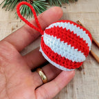 Crochet Christmas Ornament PDF Pattern - Easy DIY Christmas Decoration for Beginners - Hand Trendy