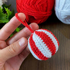 Crochet Christmas Ornament PDF Pattern - Easy DIY Christmas Decoration for Beginners - Hand Trendy