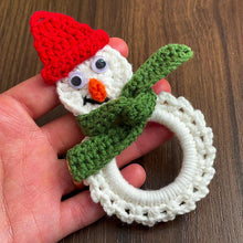 Snowman Wreath Crochet Pattern, Christmas Ornament PDF Tutorial, DIY Holiday Décor, Beginner-Friendly Festive Craft, Handmade Decoration
