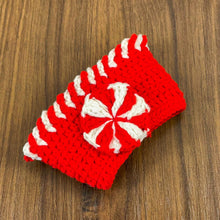 Christmas Crochet Cup Cozy PDF Pattern, Peppermint Coffee Sleeve Tutorial, DIY Cup Cover, Handmade Holiday Crochet Pattern