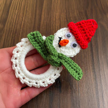 Snowman Wreath Crochet Pattern, Christmas Ornament PDF Tutorial, DIY Holiday Décor, Beginner-Friendly Festive Craft, Handmade Decoration