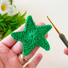 Crochet Star Applique PDF Pattern, DIY Decorative Star Ornament, Handmade Festive Star Design, Easy Crochet Pattern for Beginners