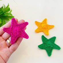 Crochet Star Applique PDF Pattern, DIY Decorative Star Ornament, Handmade Festive Star Design, Easy Crochet Pattern for Beginners
