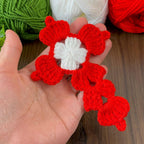 Crochet Cross with Heart Motifs PDF Pattern - Handmade Religious Decor Design - Hand Trendy