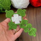 Crochet Cross with Heart Motifs PDF Pattern - Handmade Religious Decor Design - Hand Trendy
