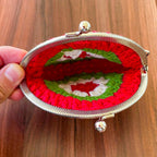 Crochet Flower Coin Purse Pattern PDF - Small Floral Crochet Pouch - Hand Trendy