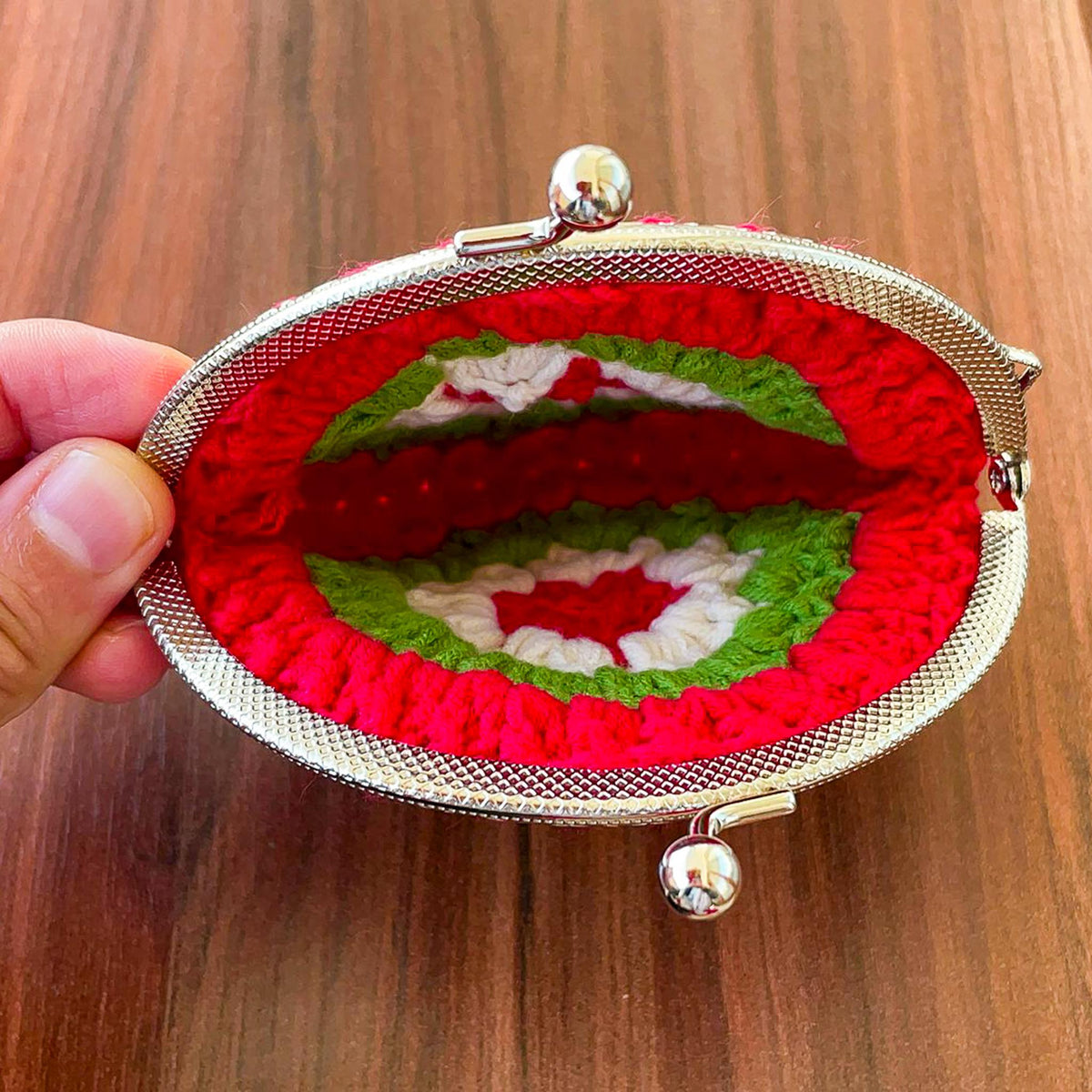 Crochet Flower Coin Purse Pattern PDF - Small Floral Crochet Pouch - Hand Trendy