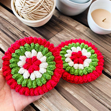 Flower Scrubby Crochet Pattern, Festive DIY Decorative Scrubby for Eco-Friendly Christmas Gift, Easy Beginner PDF Tutorial