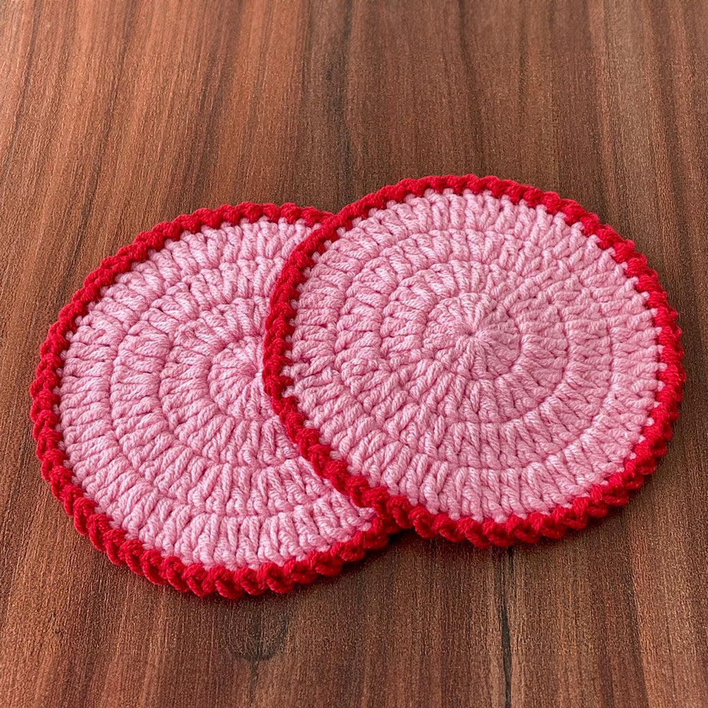 Modern Crochet Coaster Pattern PDF - Perfect Handmade Table Decor Gift for Beginners - Hand Trendy