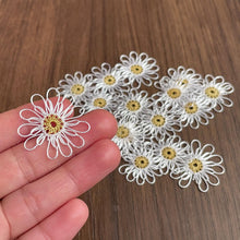 Elegant Needle Lace Daisy Motif Pattern PDF, Intricate Floral Design Tutorial, DIY Jewelry, Embellishments, or Decoration