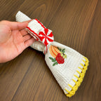 Crochet Candy Cane Towel Holder PDF Pattern - Festive Holiday Crochet Project for Beginners - Hand Trendy