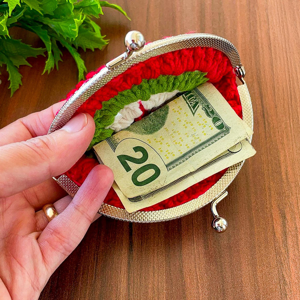 Crochet Flower Coin Purse Pattern PDF - Small Floral Crochet Pouch - Hand Trendy
