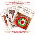 Crochet Flower Coin Purse Pattern PDF - Small Floral Crochet Pouch - Hand Trendy