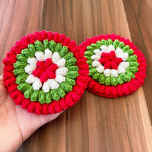 Flower Scrubby Crochet Pattern, Festive DIY Decorative Scrubby for Eco-Friendly Christmas Gift, Easy Beginner PDF Tutorial