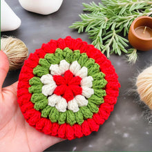 Flower Scrubby Crochet Pattern, Festive DIY Decorative Scrubby for Eco-Friendly Christmas Gift, Easy Beginner PDF Tutorial