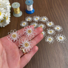 Elegant Needle Lace Daisy Motif Pattern PDF, Intricate Floral Design Tutorial, DIY Jewelry, Embellishments, or Decoration