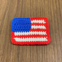 American Flag Crochet Pattern, USA Flag Applique PDF, Patriotic Crochet Square, DIY Independence Day Decor, Handmade 4th of July Craft