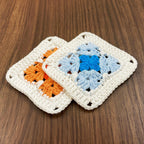 Floral Granny Square PDF Pattern - Flower Motif Tutorial for Beginners - Hand Trendy