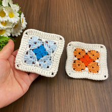 Floral Granny Square Crochet Pattern PDF